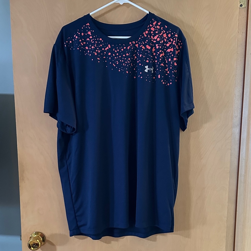 Under Armour Men's Dark Blue Heatgear Shirt